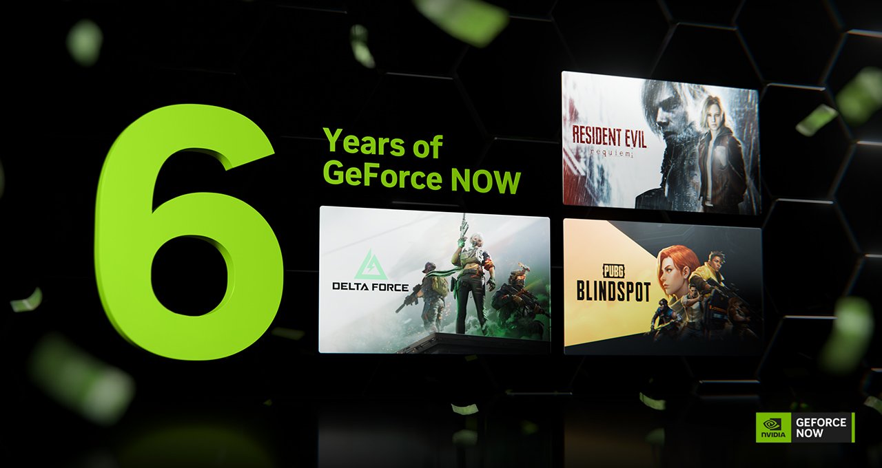 GeForce NOW 6th anniversary