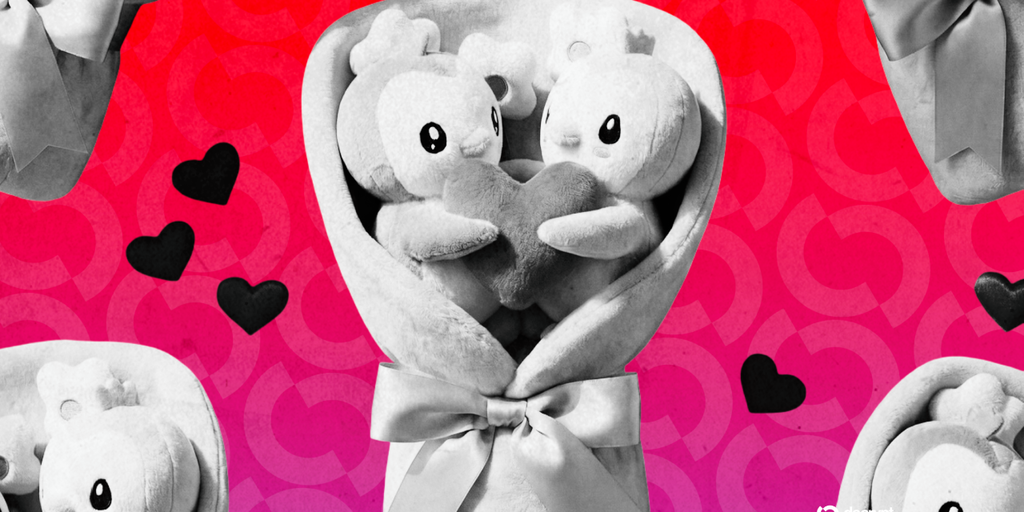 The Pudgy Penguins Valentine's Plush Bouquet