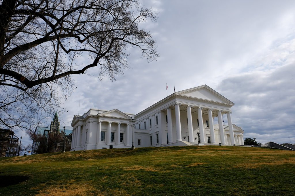 The Virginia State Capitol, the seat of state government of the Commonwealth of Virginia, is pictured in Richmond, Virgini...