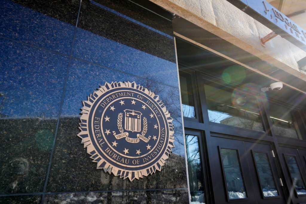 The FBI building on day two of a partial government shutdown