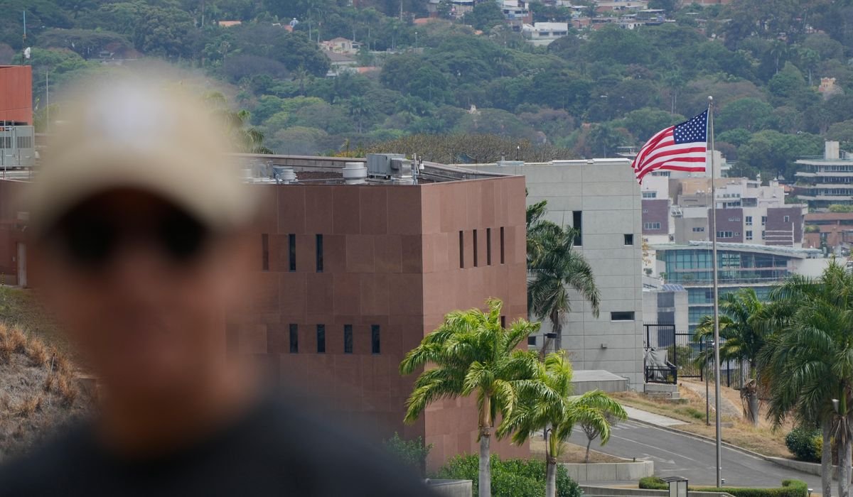 American flag raised at U.S. Embassy in Venezuela for the 1st time since 2019