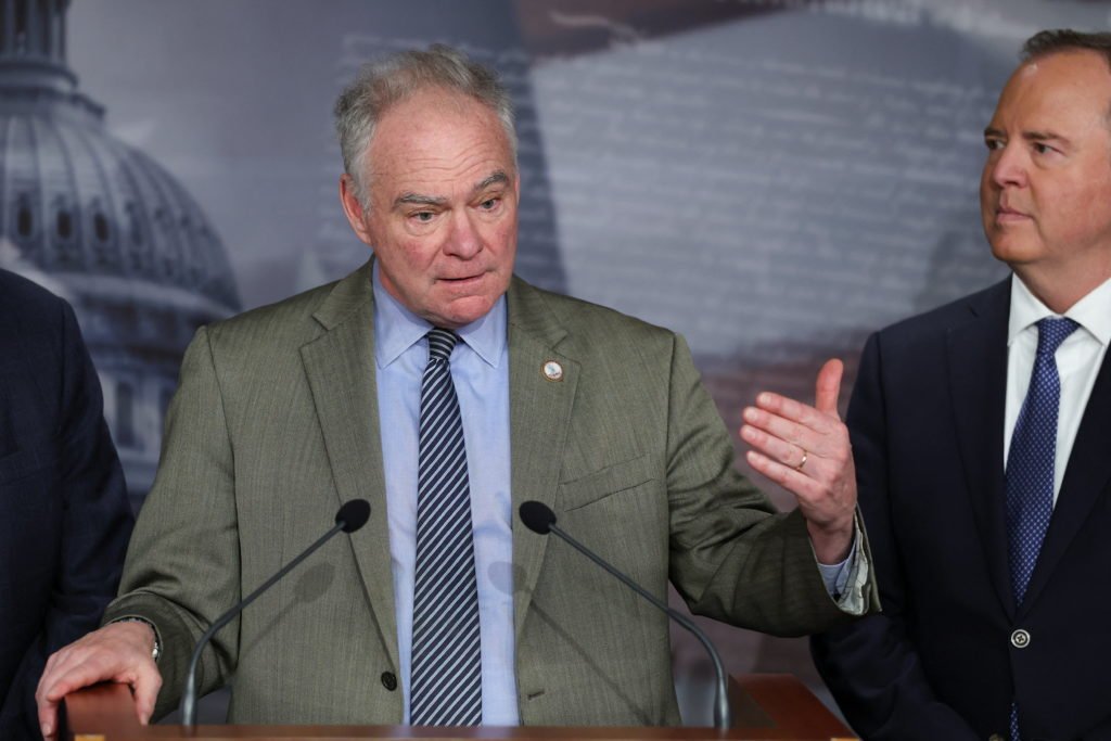 U.S. Senator hold press conference about Venezuela, on Capitol Hill in Washington, D.C.