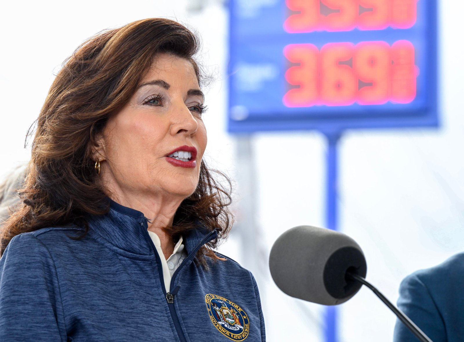 Gov. Kathy Hochul does not appear in the ads directly though it encourages people to visit a New York run website touting her accomplishments towards more affordable housing.