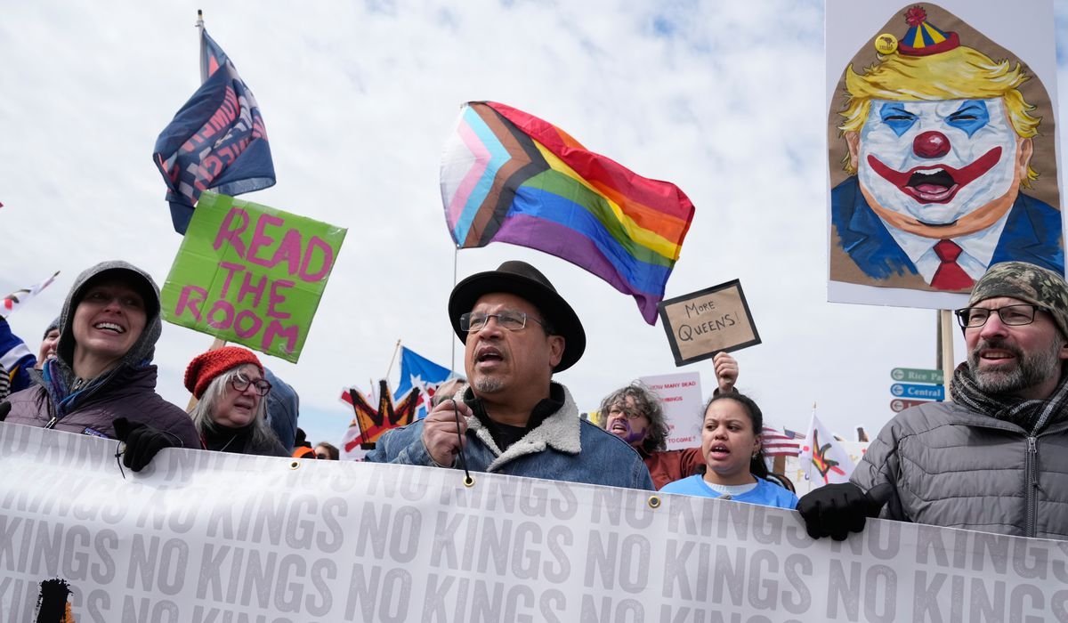 No Kings protests reportedly funded by socialist, communist groups