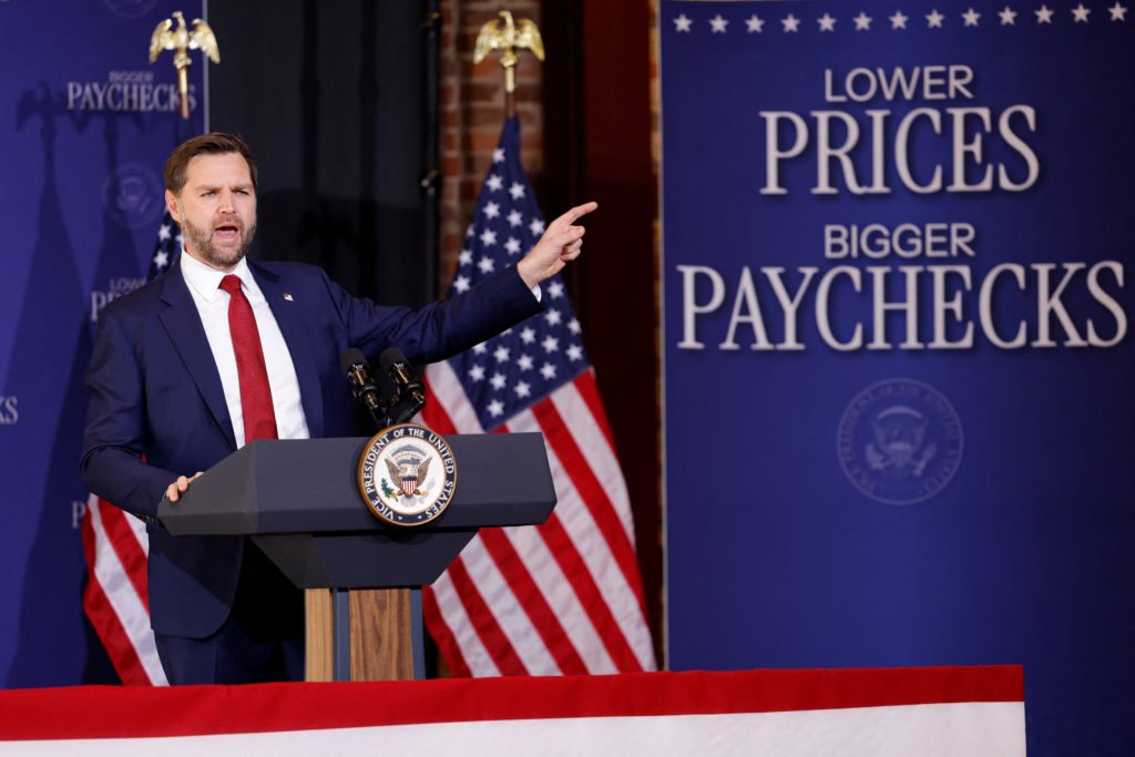 WATCH: Vance speaks in new North Carolina district seen as competitive for GOP in 2026