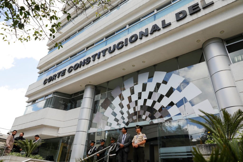 Reactions after Ecuador's President Lasso dissolved the Assembly in a decree, in Quito