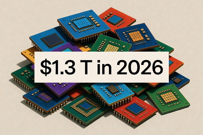 Chip revenue to reach record $1.3T in 2026, including sensors