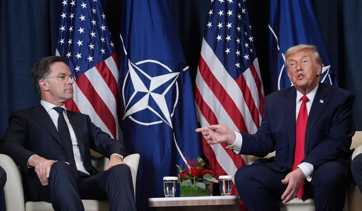 Trump says he’s considering pulling out of ‘paper tiger’ NATO