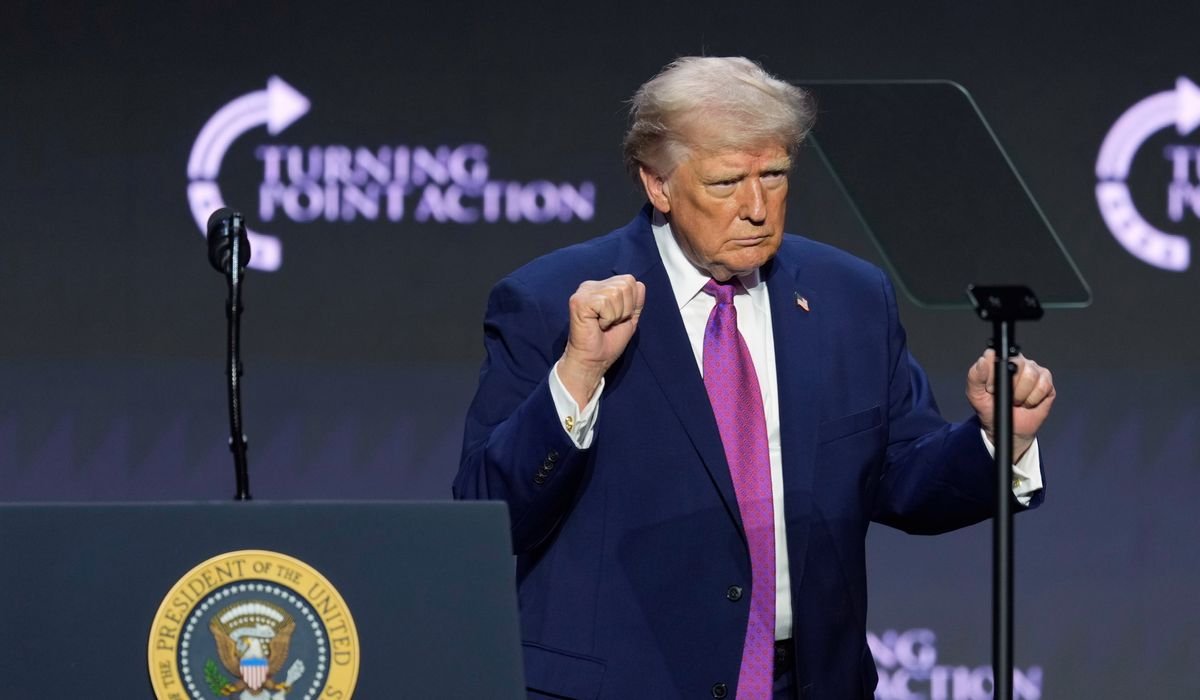 Trump seeks to rally youth vote for GOP at Turning Point USA event