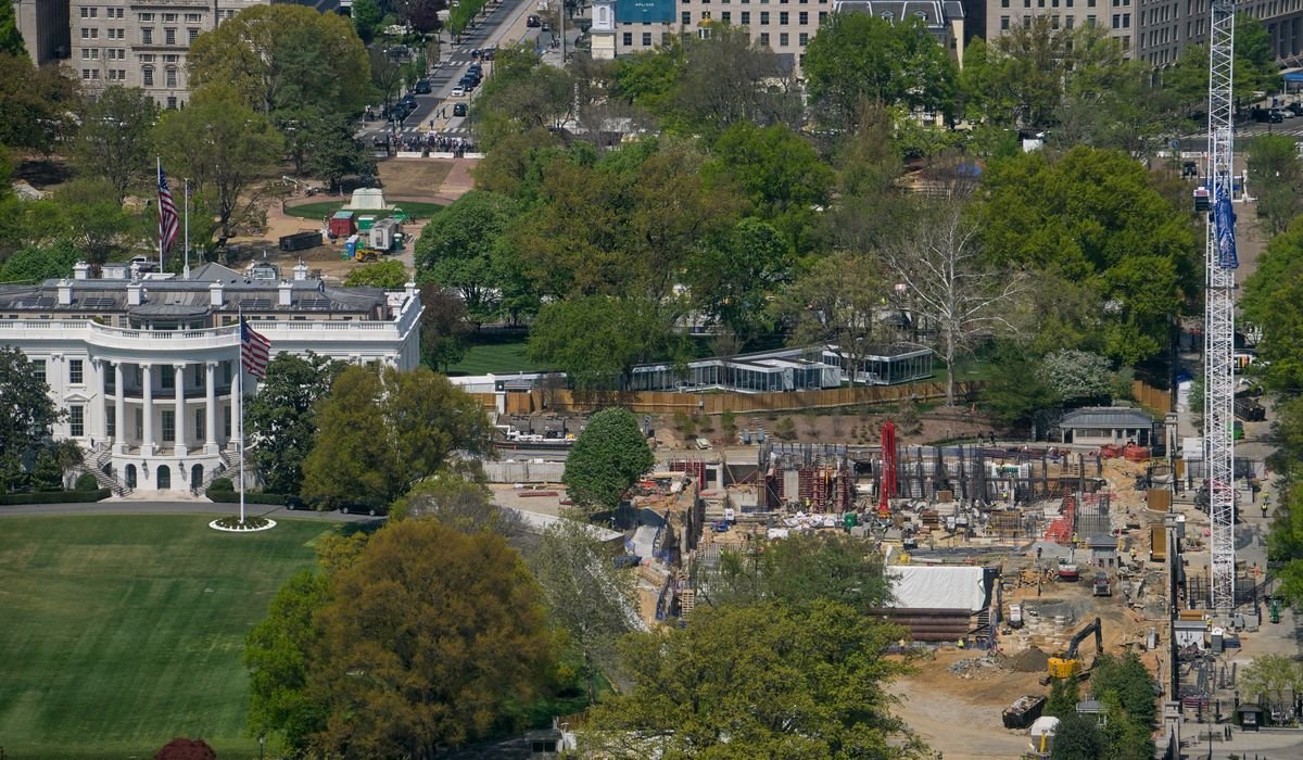 Trump’s White House ballroom construction can continue, for now