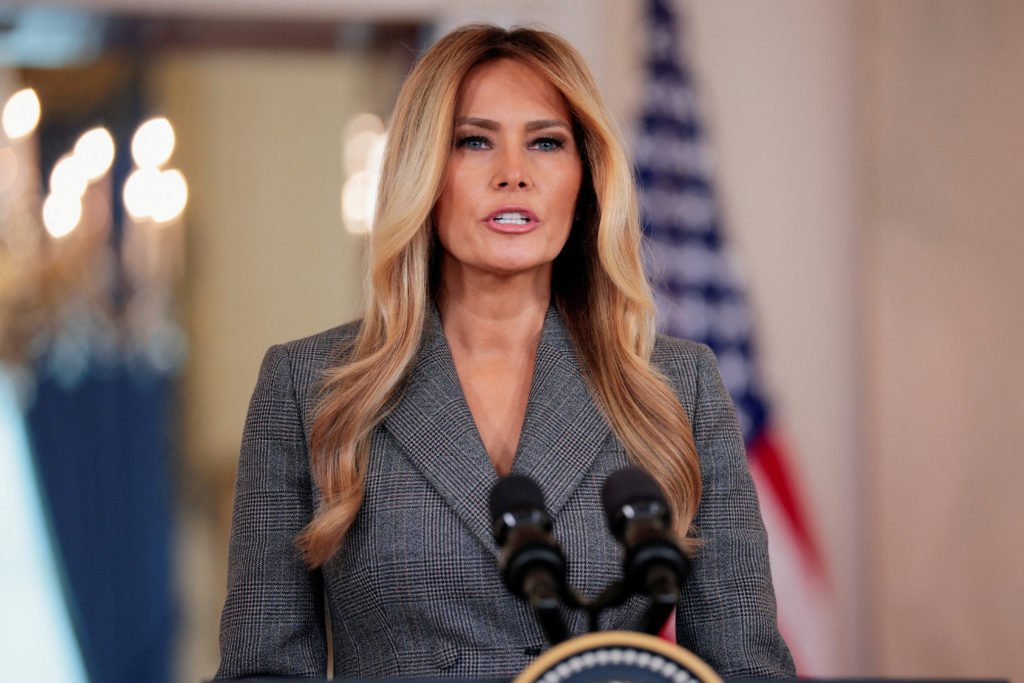 WATCH: First lady Melania Trump denies any ties to Jeffrey Epstein and calls for survivors' testimony
