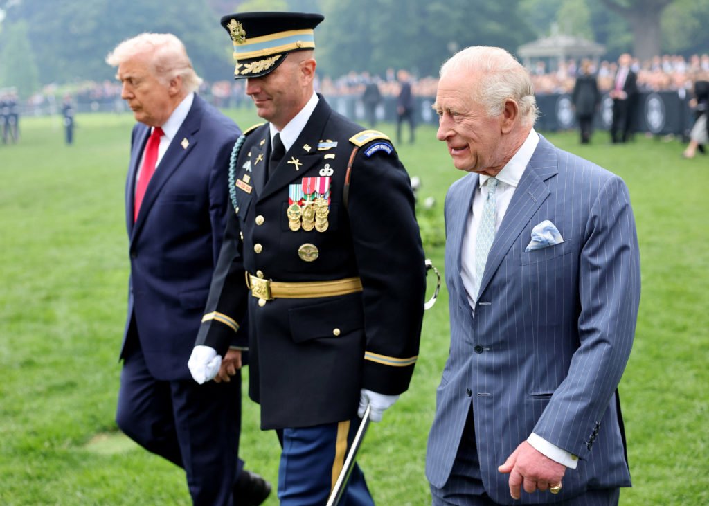 WATCH: Trump welcomes King Charles to the White House on his day of diplomacy in Washington