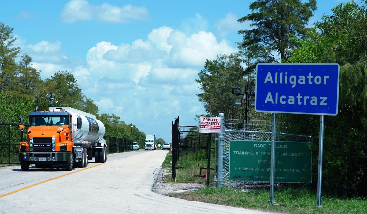 DeSantis says ‘Alligator Alcatraz’ immigration detention center always was meant to be temporary