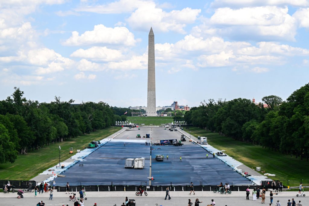 Lawsuit challenges Trump's Reflecting Pool project as projected costs soar