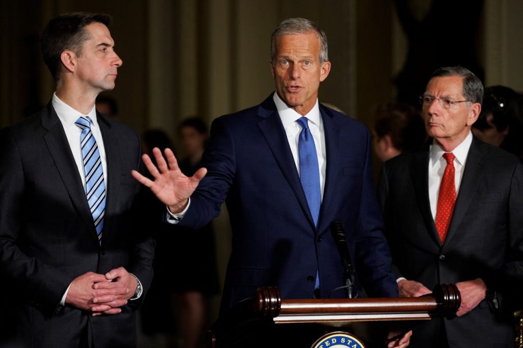 Senate Republicans break with Trump over 'anti-weaponization fund' concerns