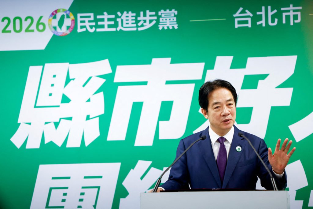 Taiwan's President Lai Ching-te announces lawmaker Puma Shen, who has been sanctioned by China, as the Democratic Progress...