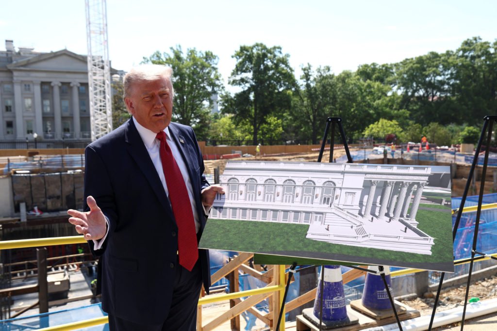 WATCH: Trump calls planned White House ballroom 'a gift' to U.S.