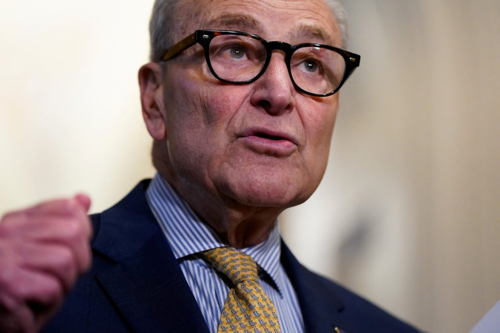 WATCH: Senate Democratic leaders address Bill Pulte for DNI, 'anti-weaponization fund' in news conference